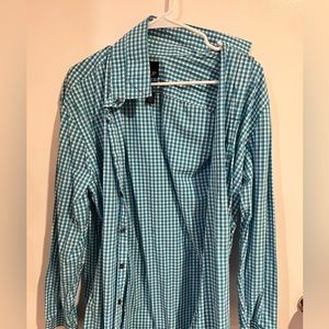 J Farrar aqua dress shirt